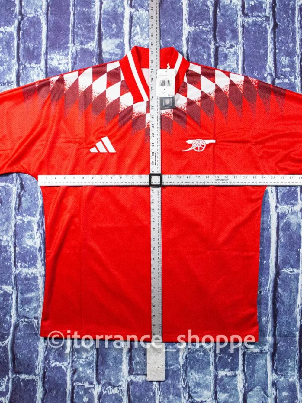 L ~ Arsenal FC Arsenal FC Stadium Jersey, Gunners Authentic Adidas NWT reg $85